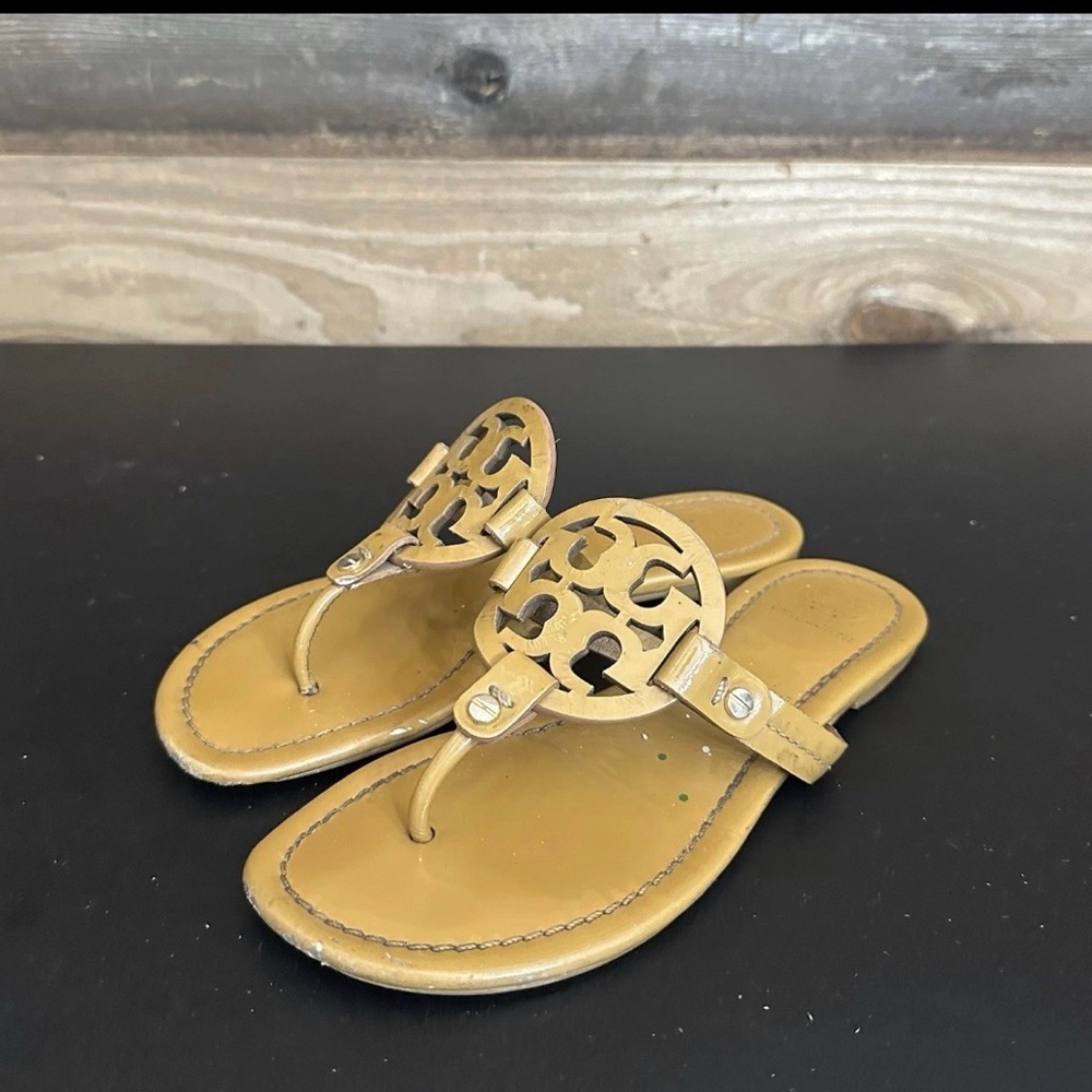 Tory Burch Mustard Yellow Sandals